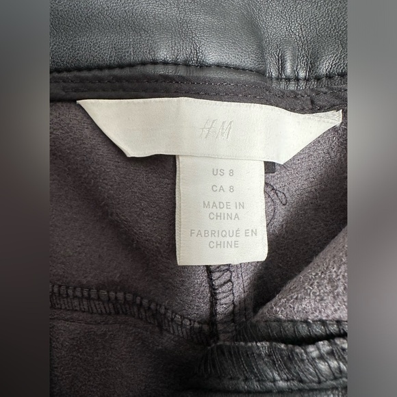 HM Faux Leather Pants - Picture 4 of 5